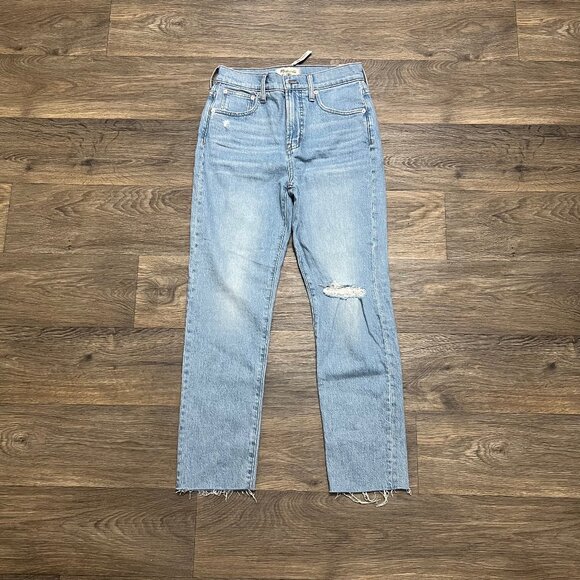 NEW Madewell The Perfect Vintage Jean Coney Wash Destroyed Edition Size 26 NWT - Picture 4 of 7